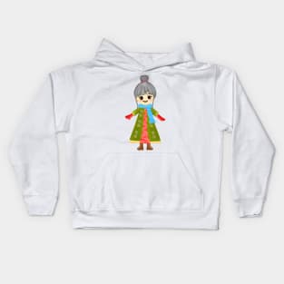 Cute little girl Kids Hoodie